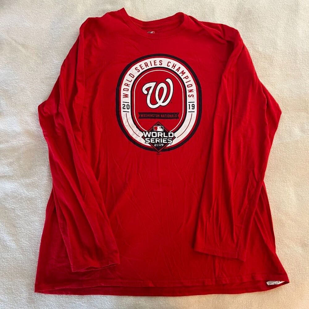 Men's MLB Official Merchandise washington Nationals World Series 2019, Size XXL